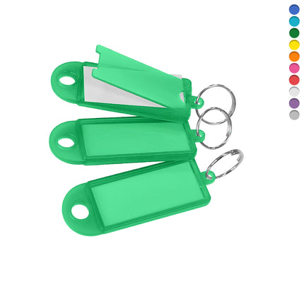Schlüsseletikett aufklappbar 60x22mm - 100 Stück