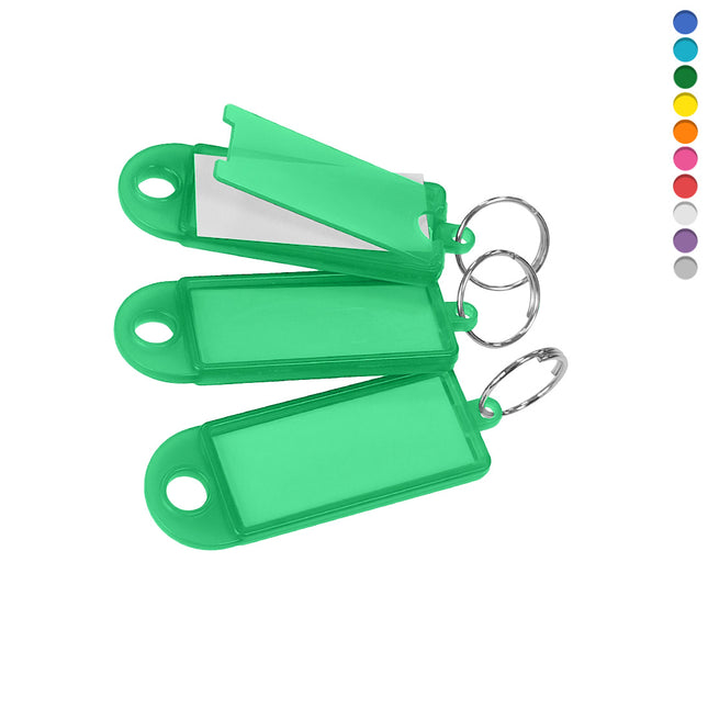 Schlüsseletikett aufklappbar 60x22mm - 100 Stück