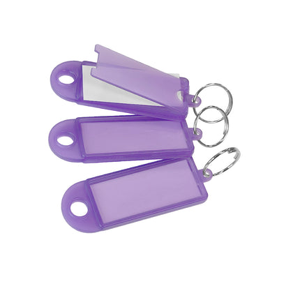 Schlüsseletikett aufklappbar 60x22mm - 100 Stück