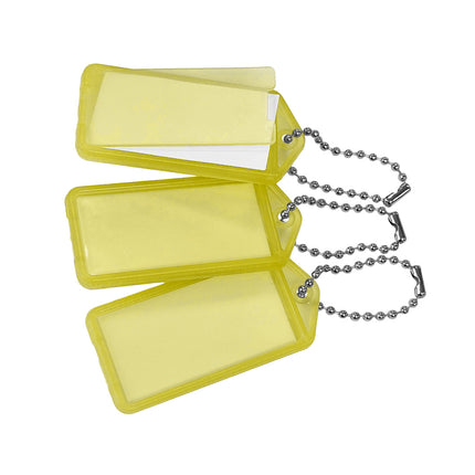 Schlüsseletikett aufklappbar 60x27mm - 100 Stück