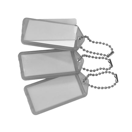 Schlüsseletikett aufklappbar 60x27mm - 100 Stück