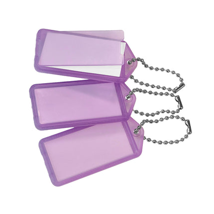 Schlüsseletikett aufklappbar 60x27mm - 100 Stück