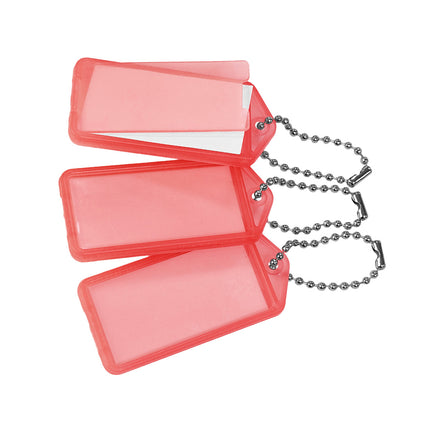 Schlüsseletikett aufklappbar 60x27mm - 100 Stück