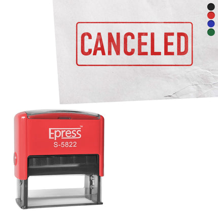 Stempel 58x22 mm Canceled
