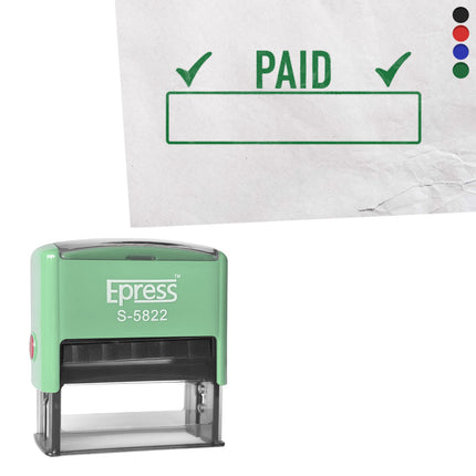 Stempel 58x22 mm Paid