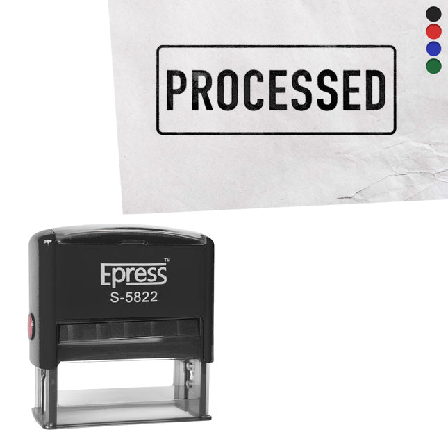Stempel 58x22 mm Processed