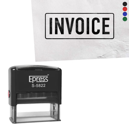 Stempel 58x22 mm Invoice