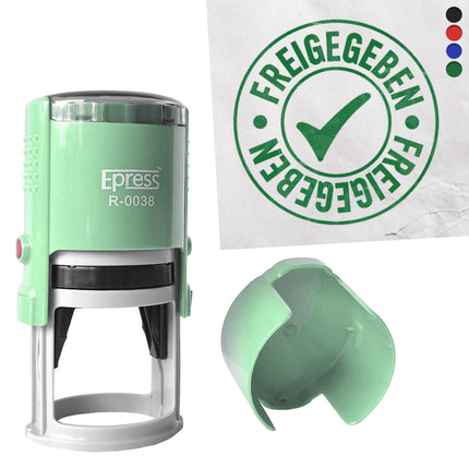 Stempel Ø38mm Freigegeben