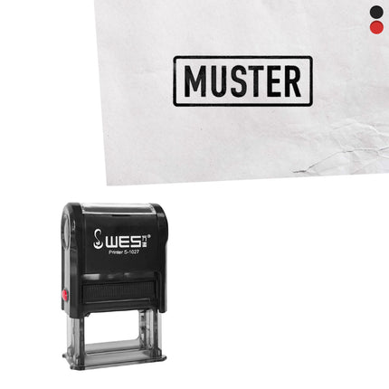 Stempel 27x10mm Muster