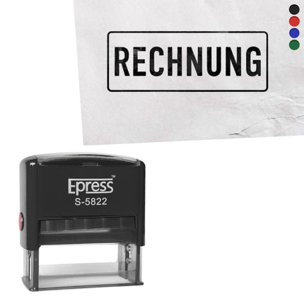 Stempel 58x22mm Rechnung