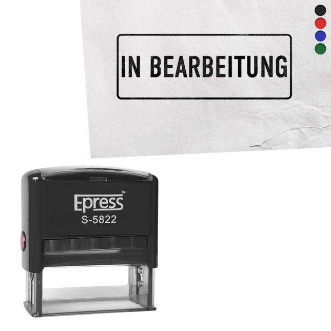 Stempel 58x22mm In Bearbeitung