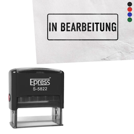 Stempel 58x22mm In Bearbeitung