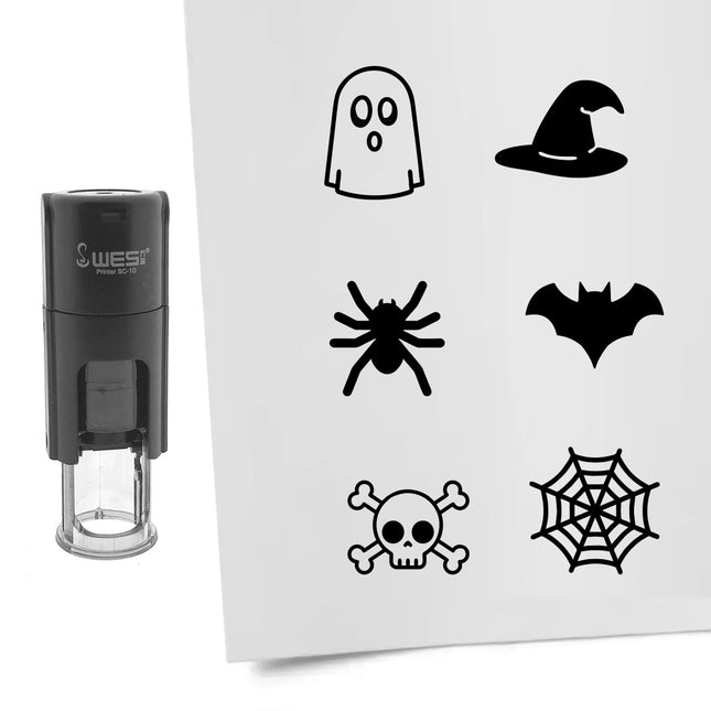 Stempelset Halloween Ø10mm rund