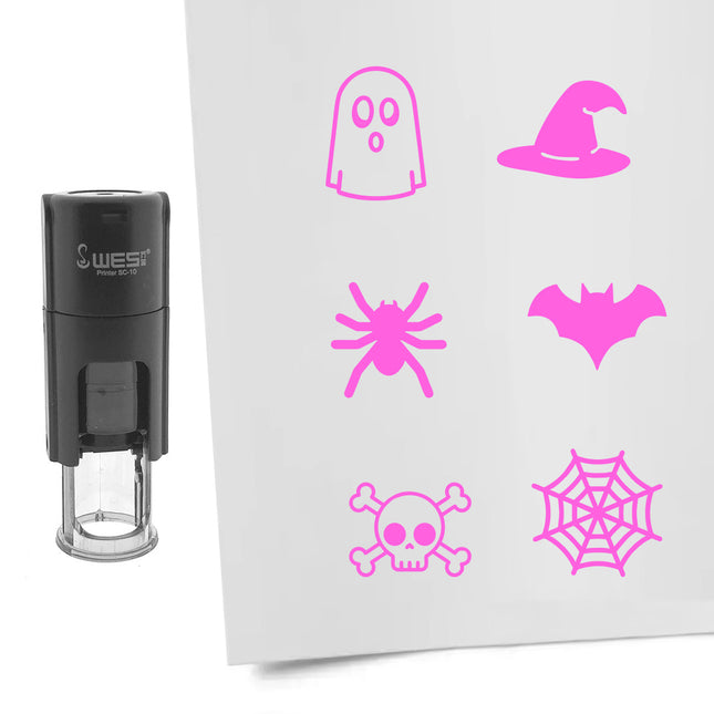 Stempelset Halloween Ø10mm rund