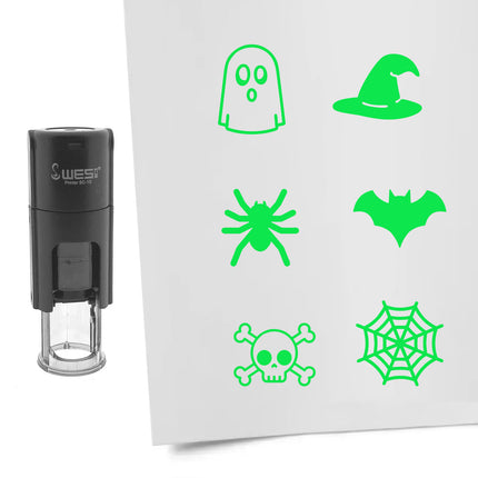 Stempelset Halloween Ø10mm rund
