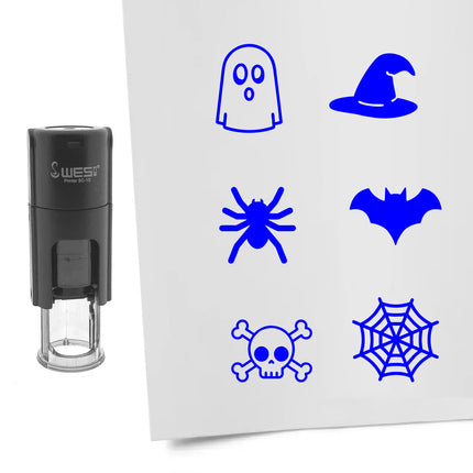 Stempelset Halloween Ø10mm rund