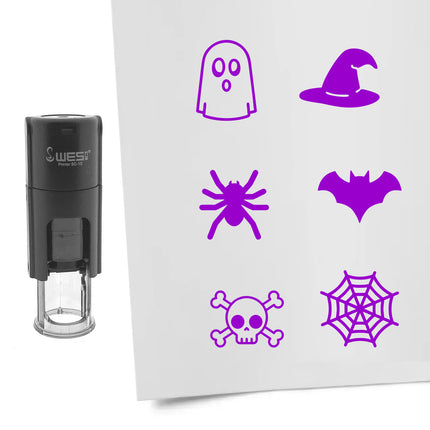 Stempelset Halloween Ø10mm rund