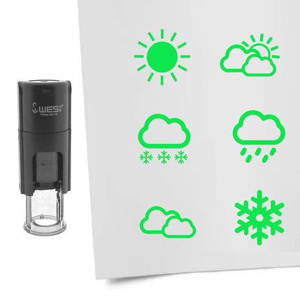 Stempelset Wetter Ø10mm rund