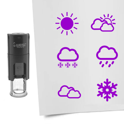 Stempelset Wetter Ø10mm rund