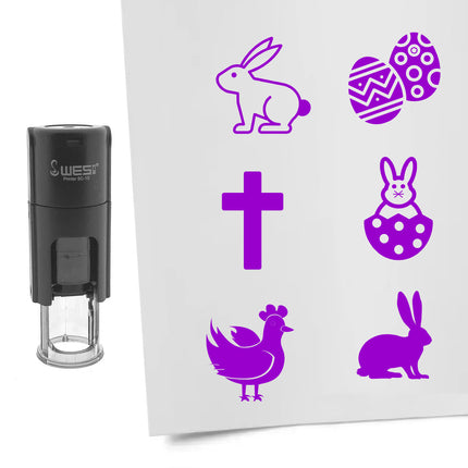 Stempelset Ostern Ø10mm rund