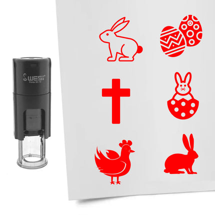 Stempelset Ostern Ø10mm rund