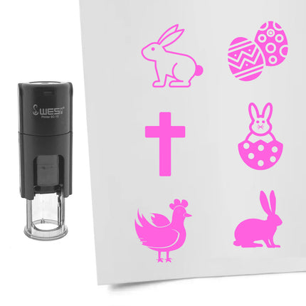 Stempelset Ostern Ø10mm rund