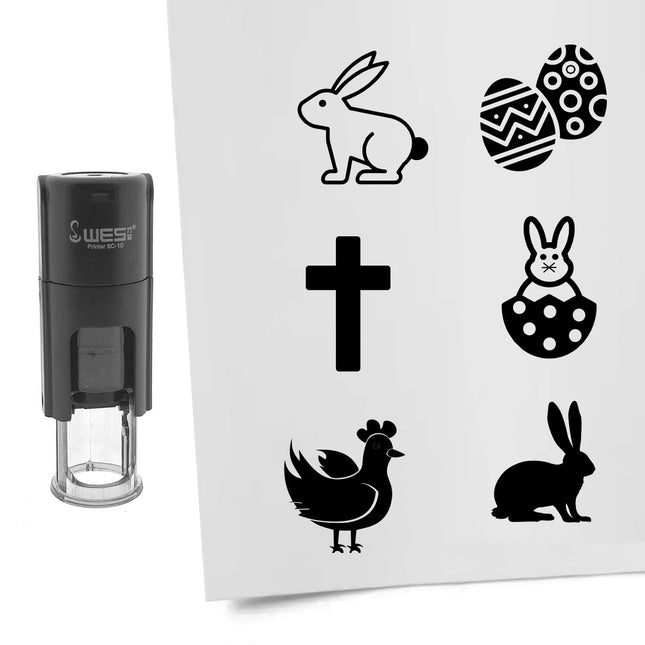 Stempelset Ostern Ø10mm rund