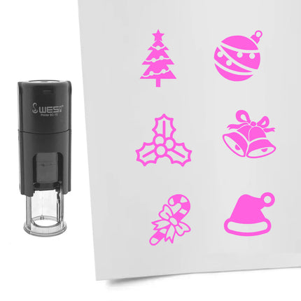 Stempelset Weihnachten Ø10mm rund