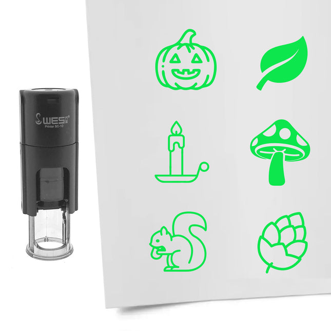 Stempelset Herbst Ø10mm rund