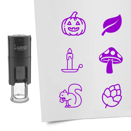 Stempelset Herbst Ø10mm rund