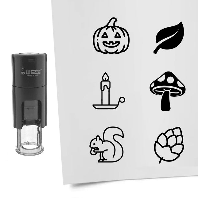 Stempelset Herbst Ø10mm rund