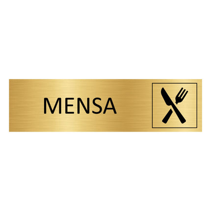 Türschild Mensa