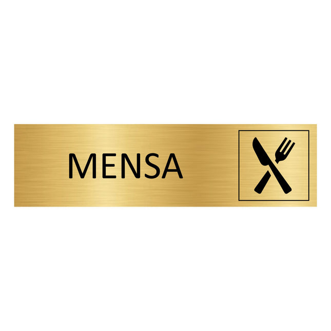 Türschild Mensa